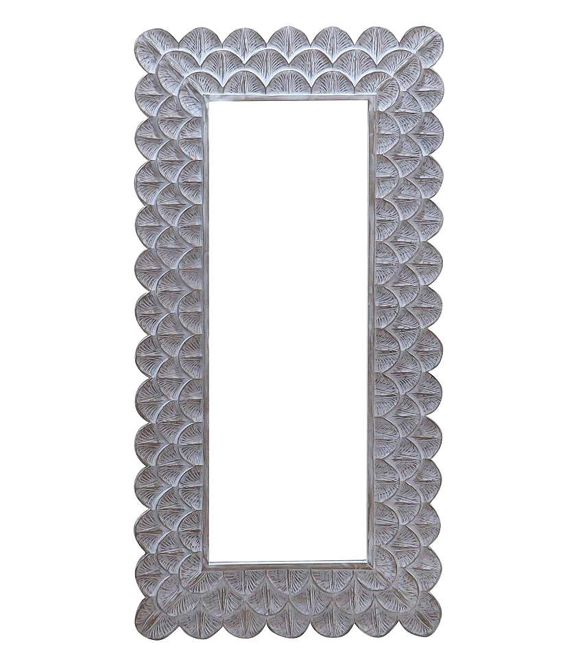 Rectangle Artisan Carved Mirror Frame